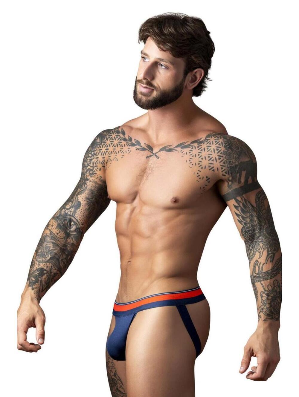 Male Power 349-299 Soo Cumfy Jockstrap Color Navy